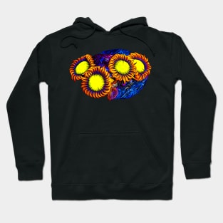 Mandarin Orange Zoanthid Art Hoodie